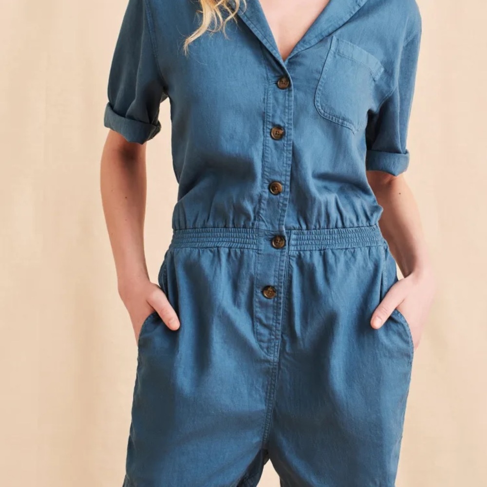 Faherty Arlie tencel romper